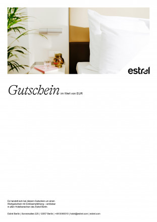 Gutschein Kopfkissen mit Nachttisch